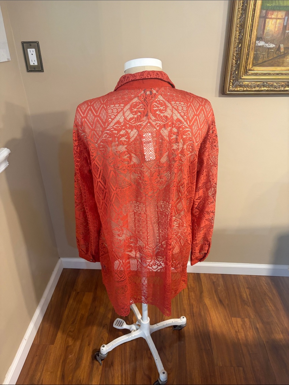 By Anthropologie lace swim cover-up - Picture 4 of 10